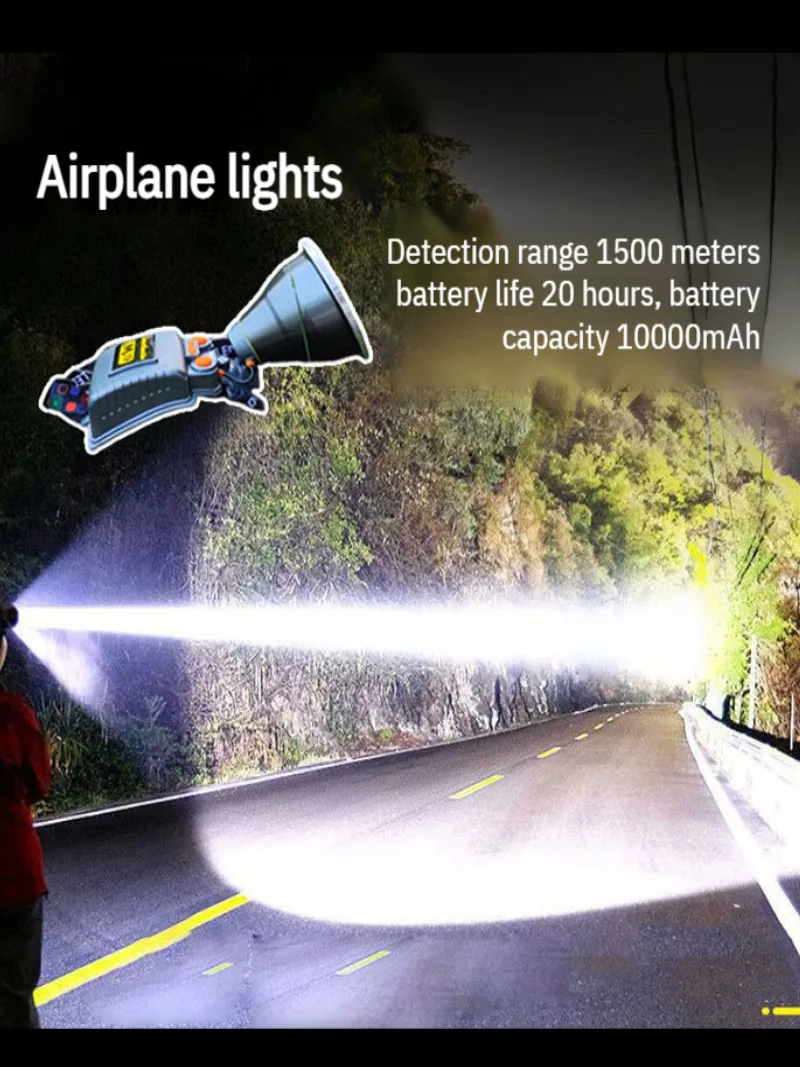 Multifunctional strong light outdoor headwear sensor headlamp super bright range mining light