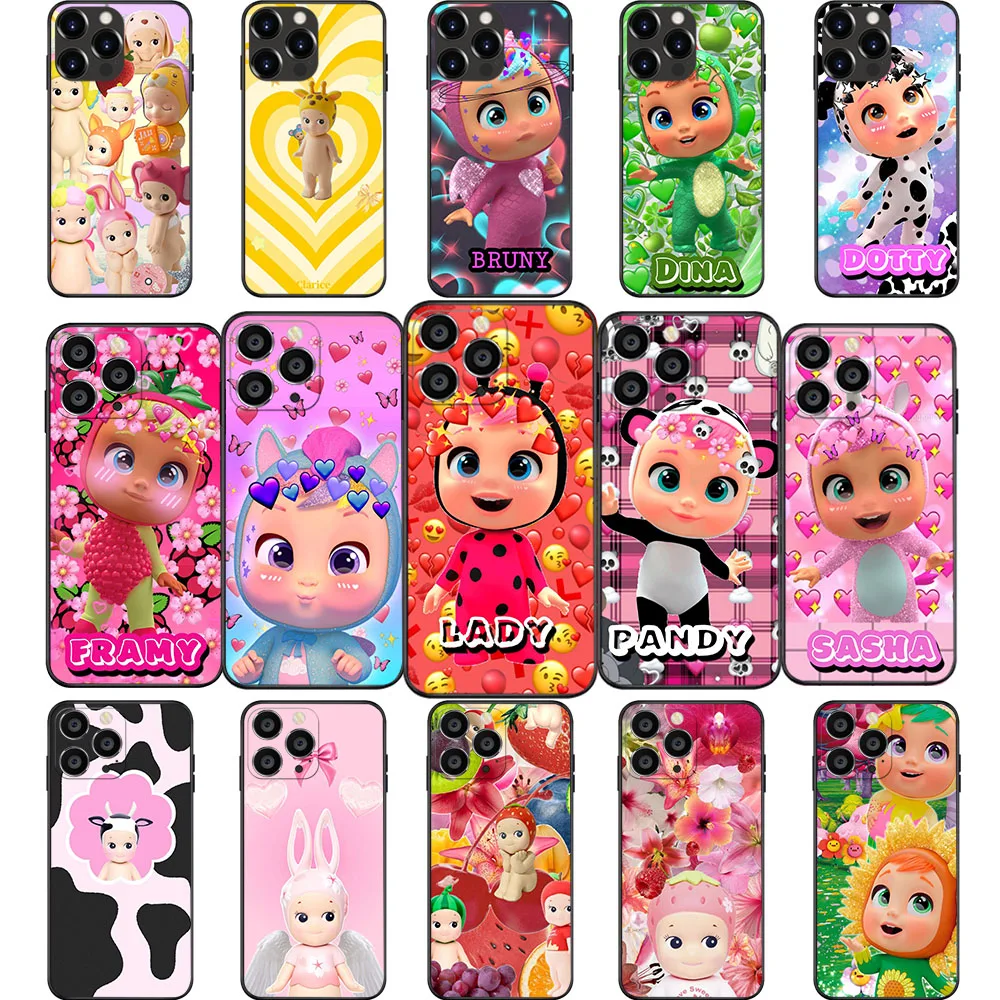 IQ-3 Angel Baby Fruit Soft Case For iPhone 11 12 13 14 15 Pro Max Mini Plus