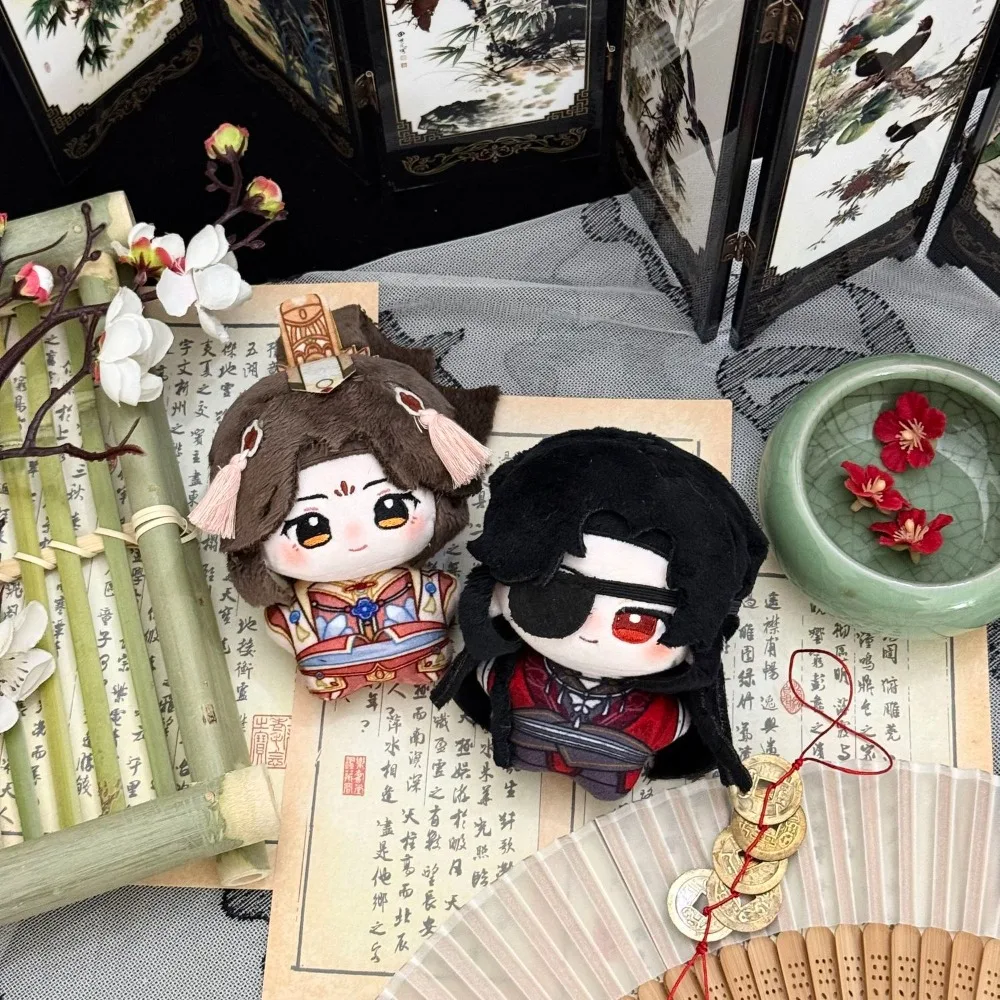 

10cm Anime Heaven Officials Blessing Plush Doll Hua Cheng Xie Lian Cosplay Mini Stuffed Toy