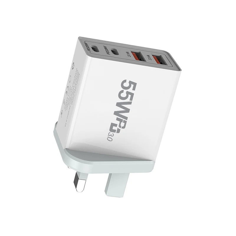 55w AU Plug Fast USB Charger Type C Charger for Xiaomi Redmi iPhone Samsung SmartPhone Quick Charging Adapter PD Wall Charge