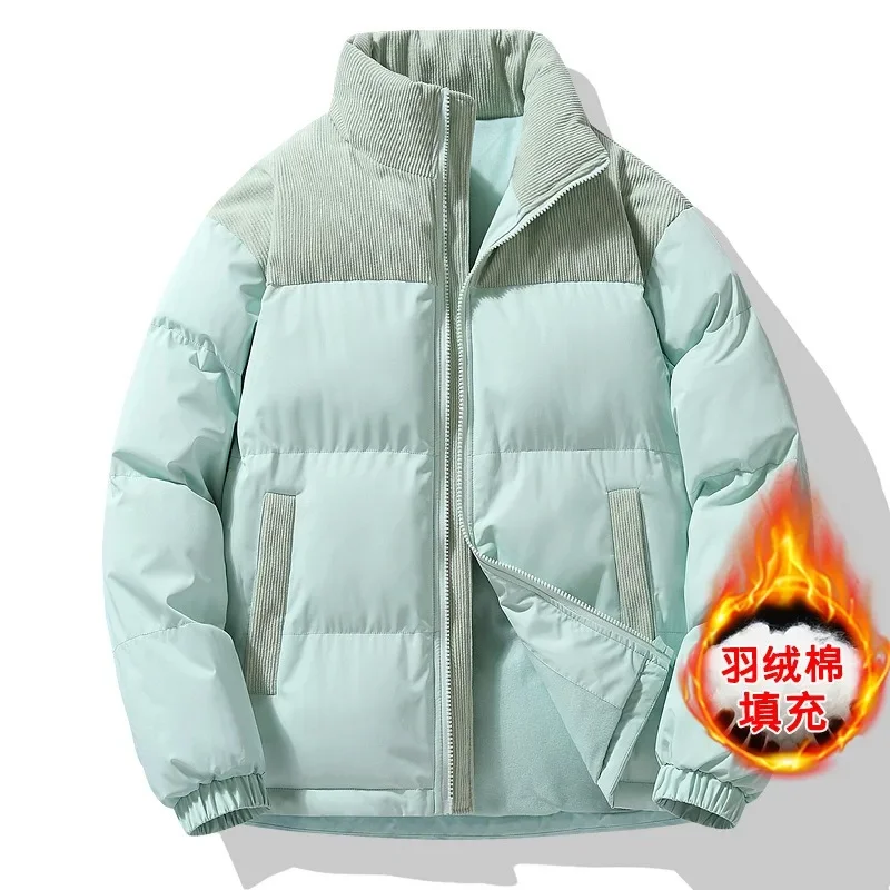 Inverno quente puffer jaqueta masculina novos casacos de algodão moda casual esportes grosso casal jaquetas de algodão unisex outwear parka