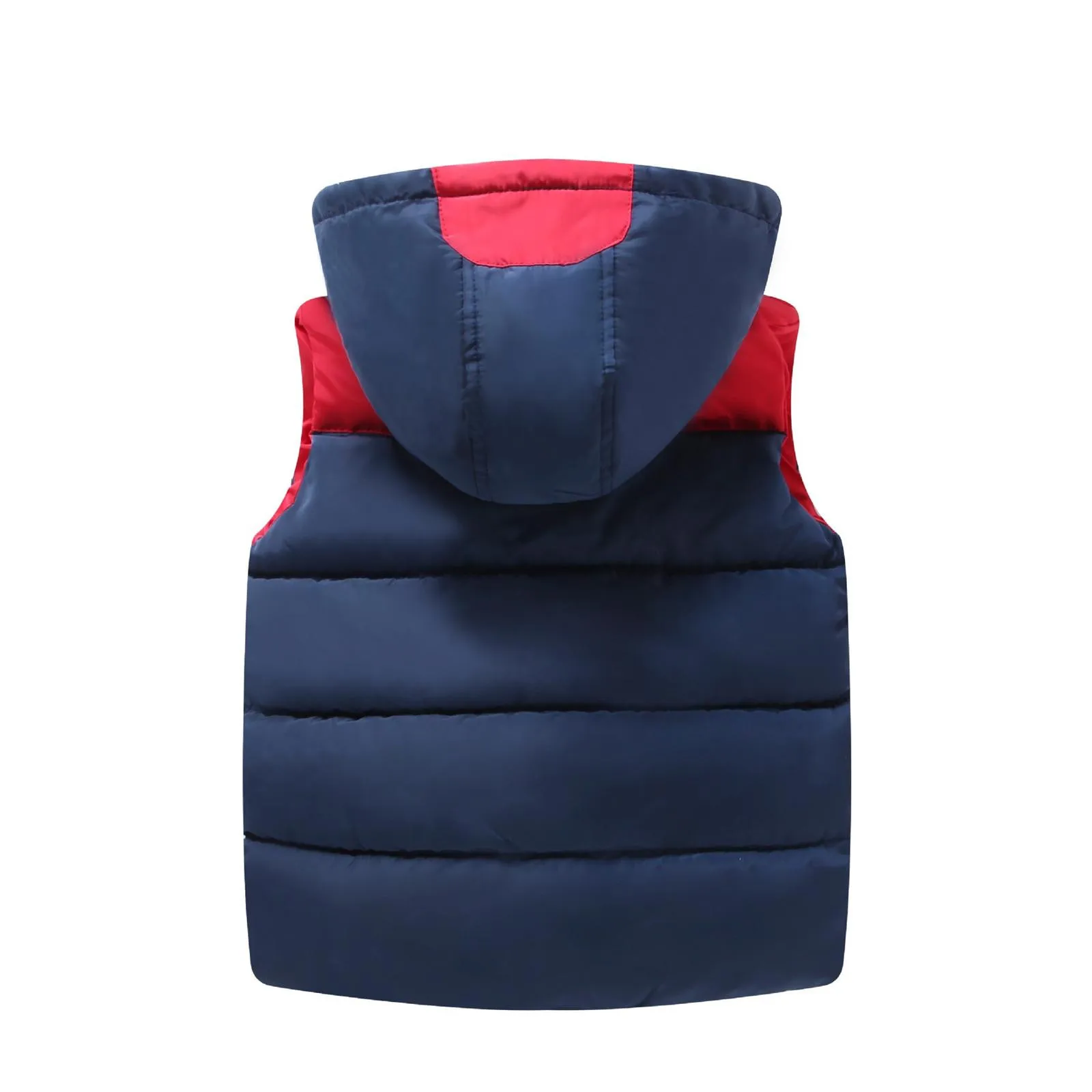 Child Winter Vest Warm Boys Girls Padded Down Cotton Hooded Vest Coat Jacket Child Clothing Jacket for Boy Girl Winter Clothes