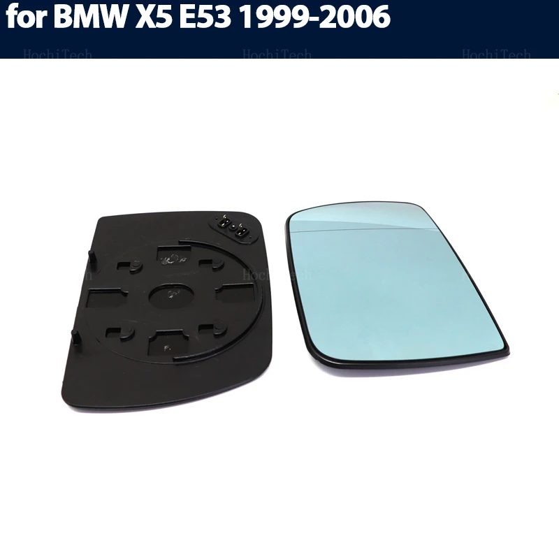 Side Blue Heated Electric Wide Angle Wing Mirror Glass For BMW X5 E53 1999 2000 2001 2002 2003 2004 2005 2006 car Accessories