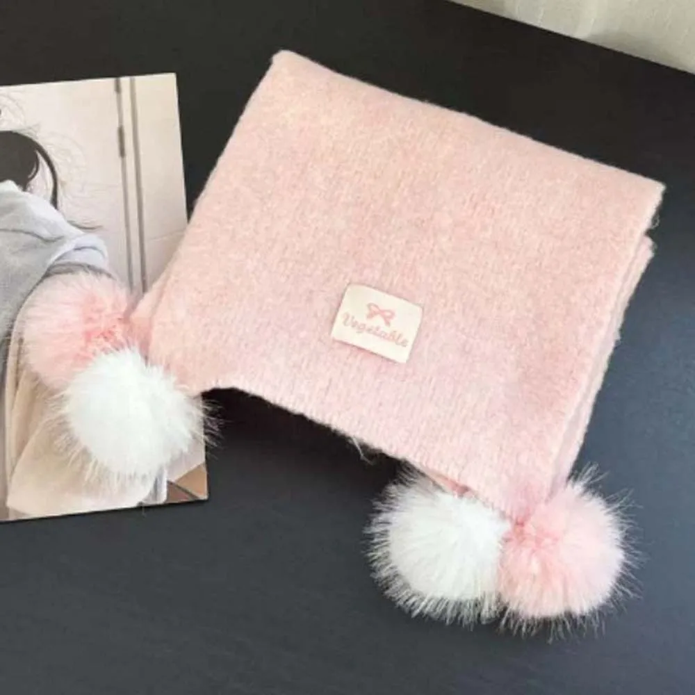 الهدايا مع الكرة الحياكة وشاح من الصوف لينة المضادة للبرد طويلة سميكة وشاح الرقبة الكلاسيكية تنوعا معطف شتوي وشاح الخريف