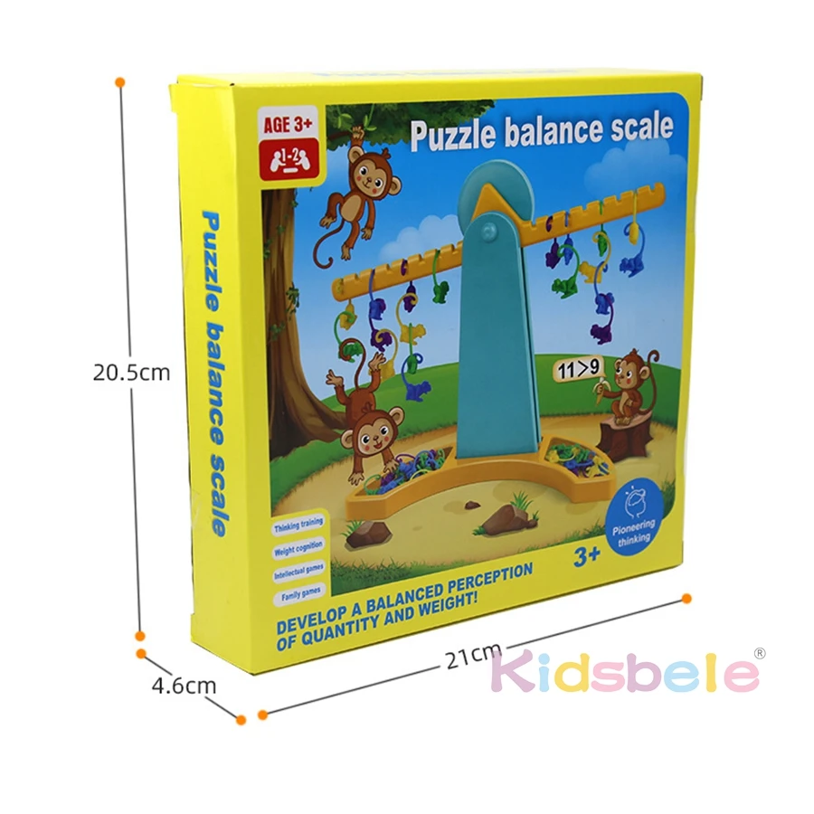 Monkey Balance Math Game for Boys and Girls Montessori Maths Monkey Balance Counting Toys Educational