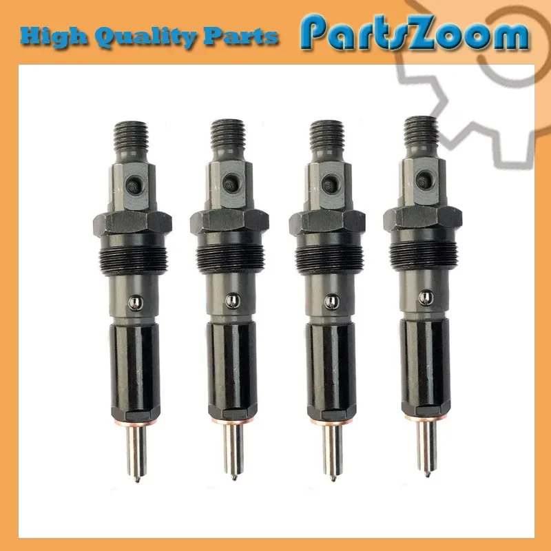 3919331 Set of 4 Fuel Injector For Case-IH Tractor Models 760 480F 570L 680L+