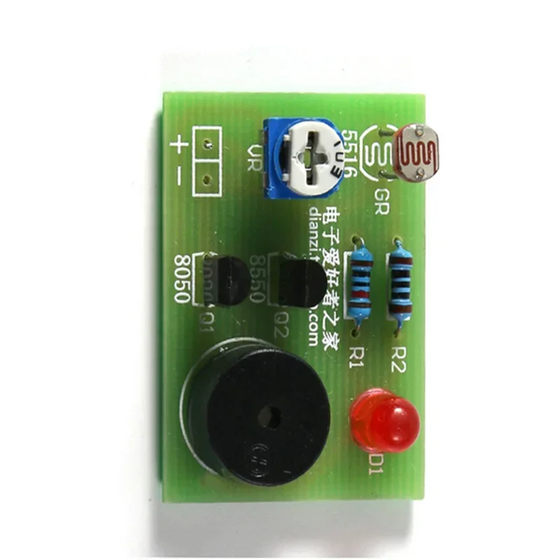 Photosensitive Sound Light Alarm DIY Module Electronic Production Invention Assembly Sound and Light Sensor Module Device Parts
