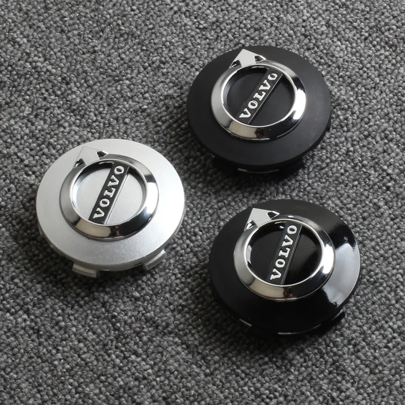 Centre de roue de voiture 65mm, 4 pièces, capuchons de moyeu, logo emblème pour Volvo XC60 V40 XC90