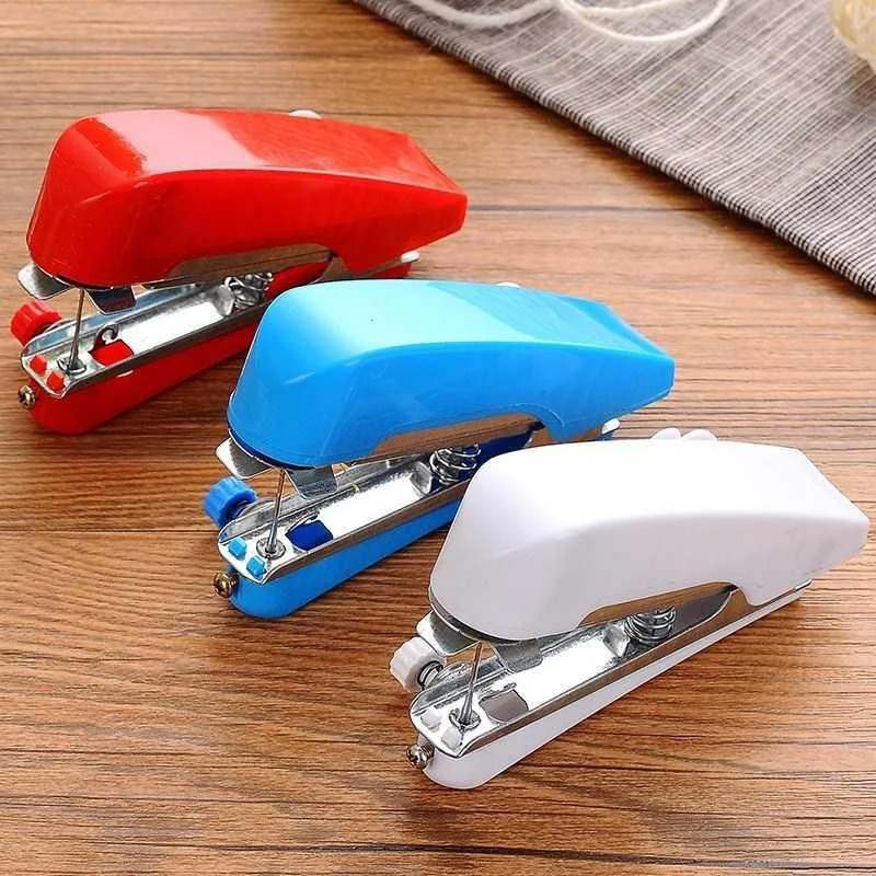 Home Use Hand Portable Mini Manual Sewing Machine Hand Pocket Outdoors Small Sewing Machine