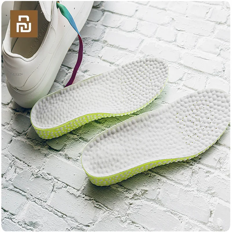 Youpin SKAH Insoles Stretch Breathable Deodorant Cushion Insoles Orthopedic Pad Shock Absorption Increased Insole for Shoes New