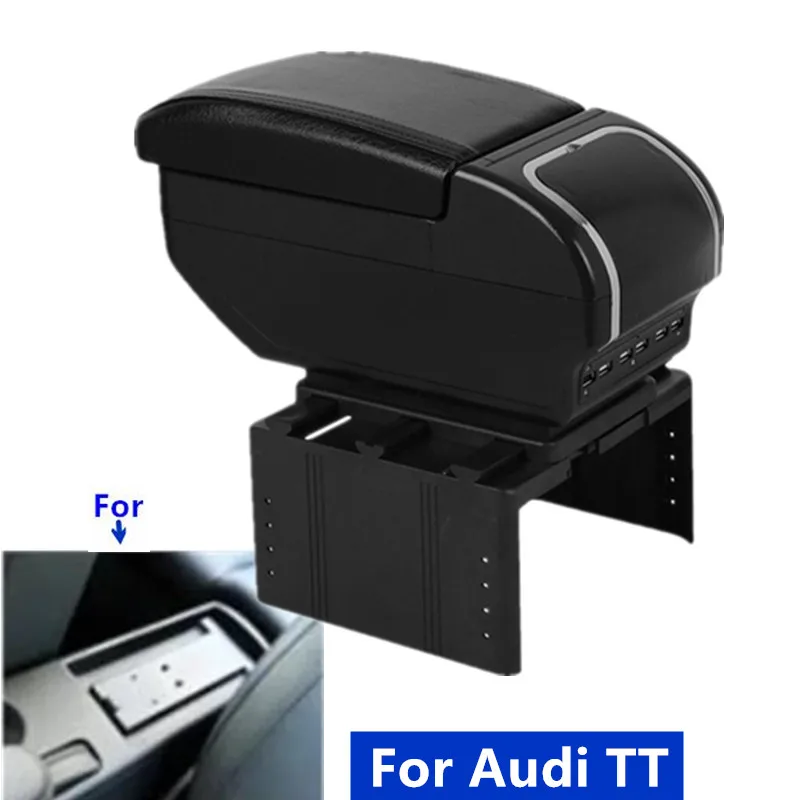 Für Audi TT Coupe für Audi TT Auto Armlehne Box Center Lagerung Box Innen Retrofit Teile Auto Zubehör