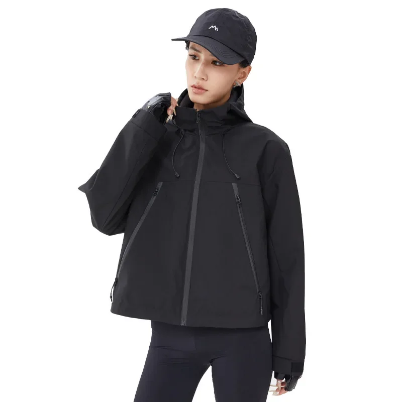 

ARC Outdoor, Cycling, Mountain Climbing, Sports, Travel, Waterproof and Windproof, Leisure, Women's Short Loose Down Jacket