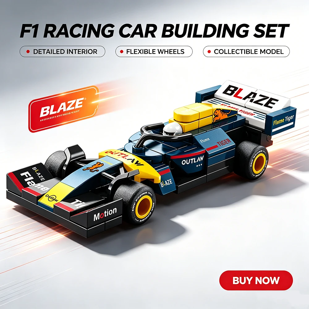 City Speed Racing MOC Car Sports Building Blocks Bricks Classic Rally sport Super Racer Vehicles Christmas Gifts Technical toys