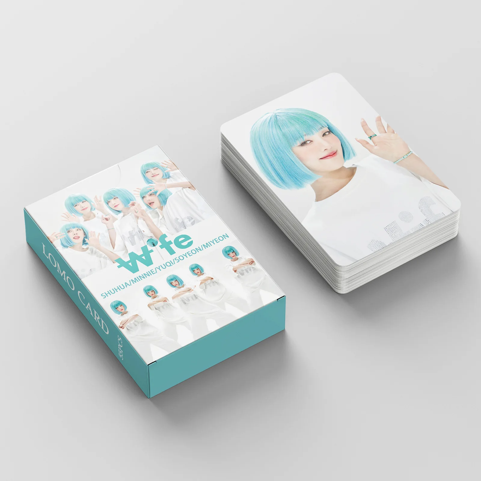 55pcs/BoxKpop GIDLE New Song Wife Photocards MIYEON MINNIE SOYEON Single lomo cards for boys girls gifts