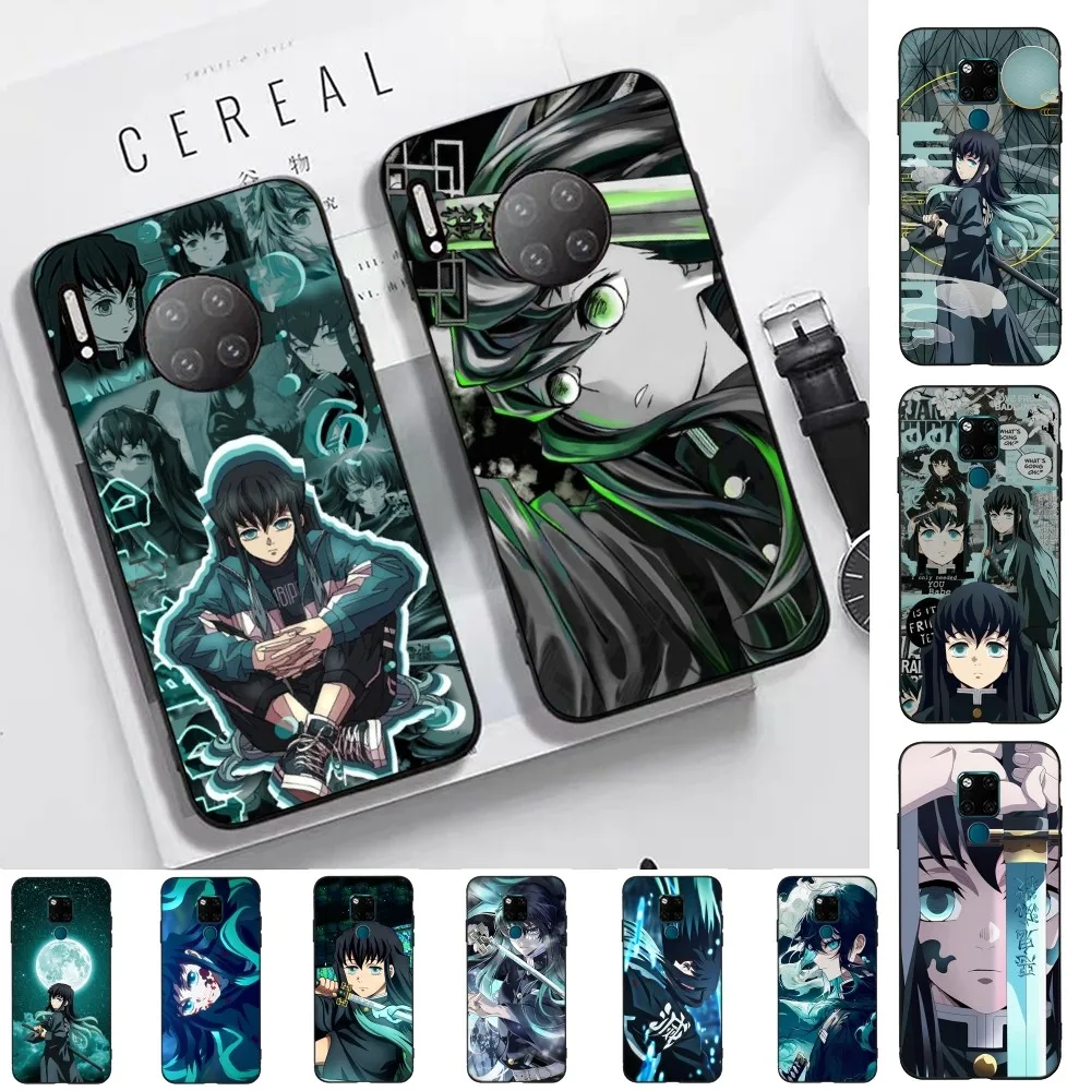 Muichiro T-Tokito Anime Phone Case For Huawei Mate 10 20 30 40 50 Lite Pro Nova 3 3i 5 6 SE 7 Pro 7SE