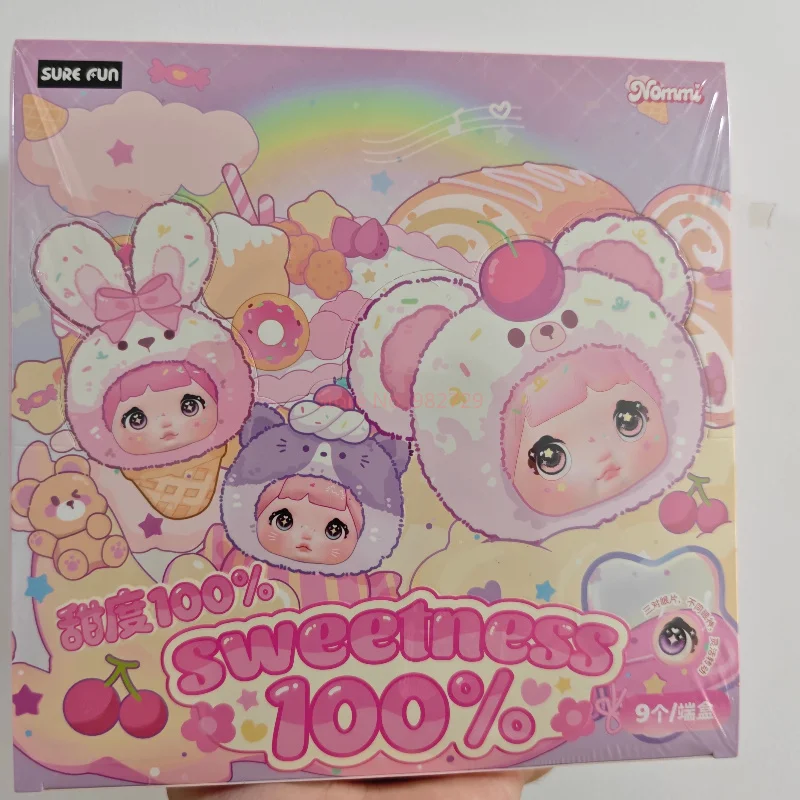 Venda quente nommi arroz glutinoso doçura 100% saco de pelúcia pingente série caixa cega nova caixa inteira genuína bonecas na moda presente aniversário