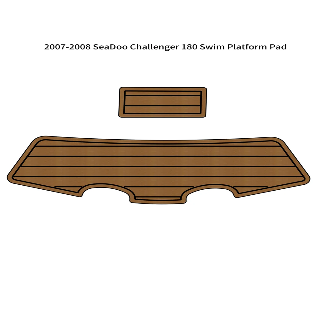 

2007-2008 SeaDoo Challenger 180 Swim Platform Pad Boat EVA Foam Teak Floor Mat Backing Adhesive SeaDek Gatorstep Style Floor