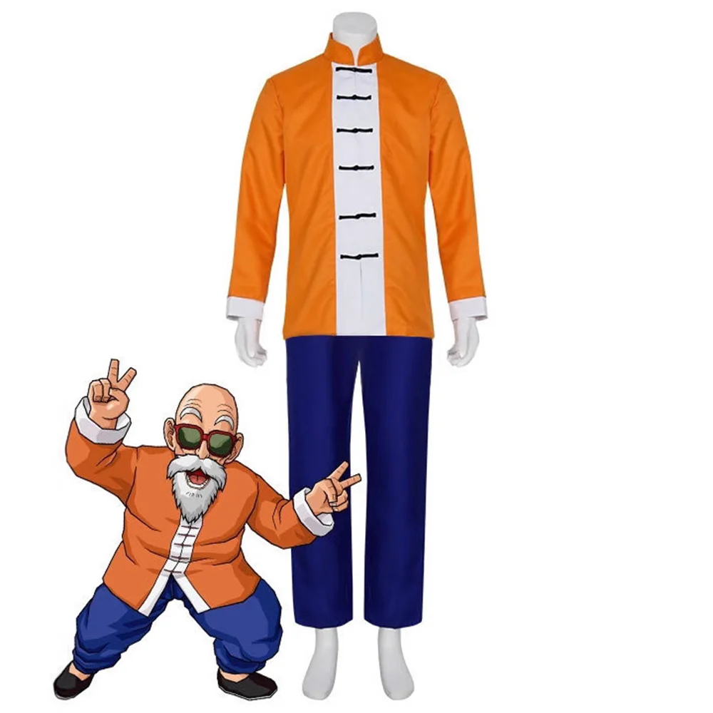 

Turtle School Kame Sennin Cosplay Kung Fu Costume Men Fancy Uniform Full Set Halloween Party Carnival Outfits