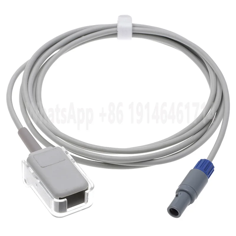 Compatible with Spo2 Sensor Extension Cable of Bionet BM3 BM5 BM3 Vet Monitor to DB9 Plug,For 7P Non-Oximaax Sensor.