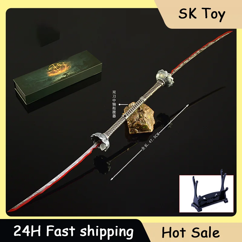 

48 см Игровой сувенир Elden Ring: Меч Элеоноры (подарочная коробка), игрушечный нож, полностью металлические декоративные элементы, настольное украшение, коллекционный предмет