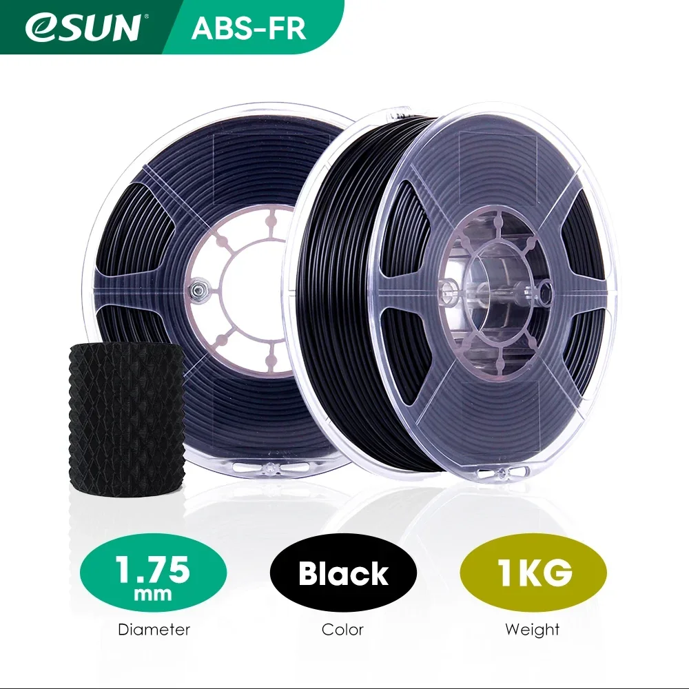 

eSUN ABS Filament 1.75mm 3D Printer Filament 1KG With Spool Fireproof for Bambulab/Elegoo/Anycubic/Creality3D Printer