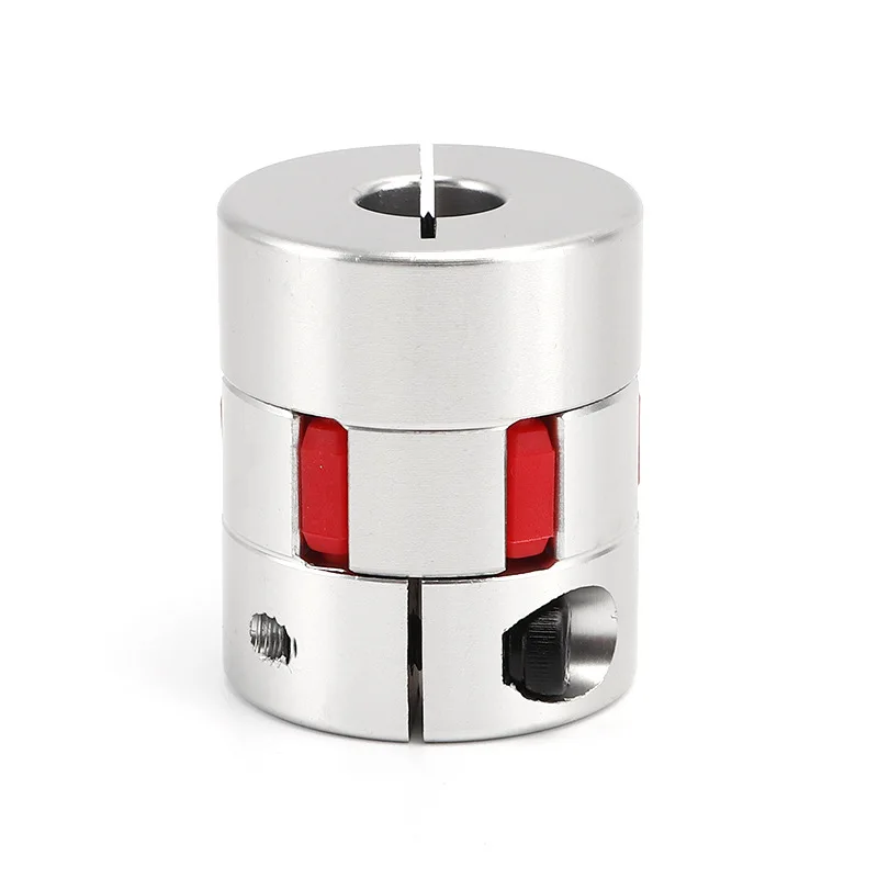 2 pz MSM Giunti Albero D20L25 Gomma Flessibile Mascella Connettore Motore 5mm 6mm 8mm 10mm Alluminio Plum 3d Stampante Giunti CNC Kit