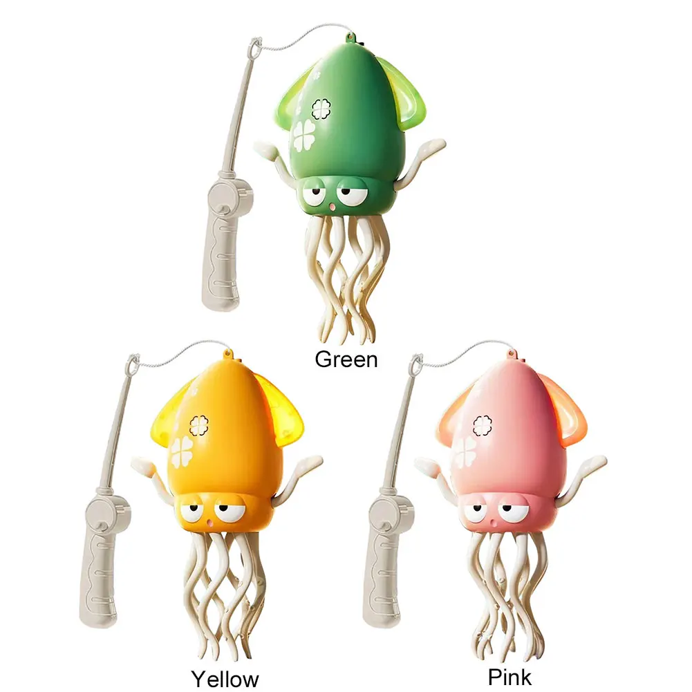 Jouet électrique poulpe dansant, jouet de décompression automatique pour éviter les obstacles, avec musique et lumières pour les tout-petits de 1 à 3 ans