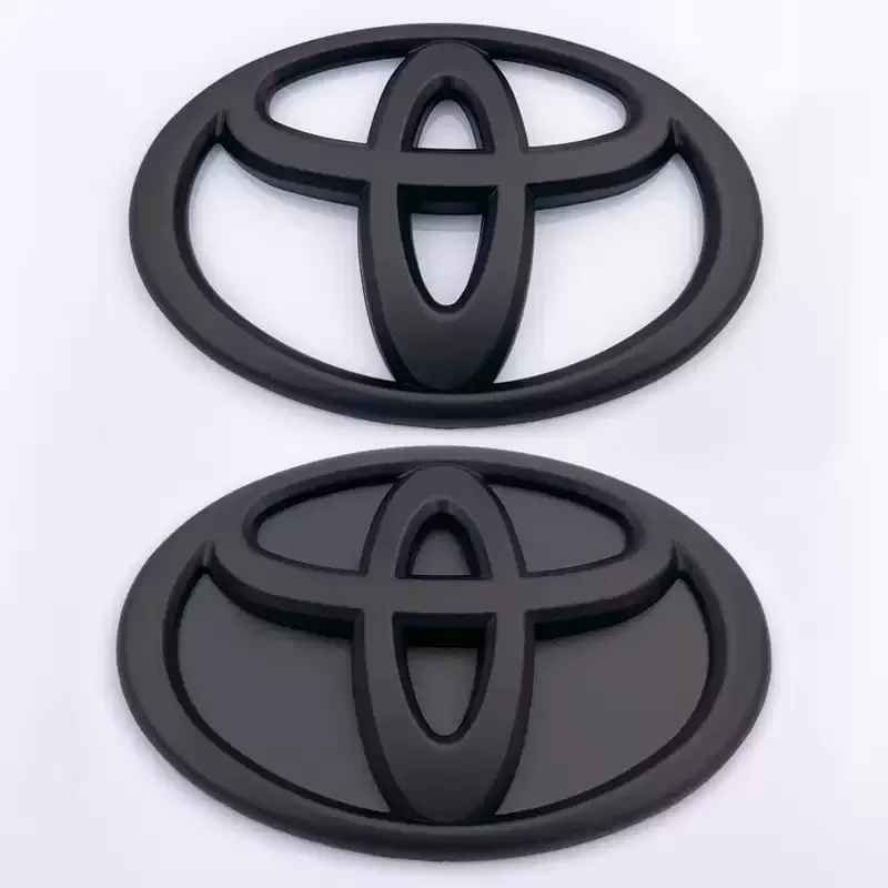 لتويوتا كورولا كامري ليفين آسيا التنين RAV4 Rongfang هايلاندر شعار سيارة المحارب الأسود الأمامي والخلفي