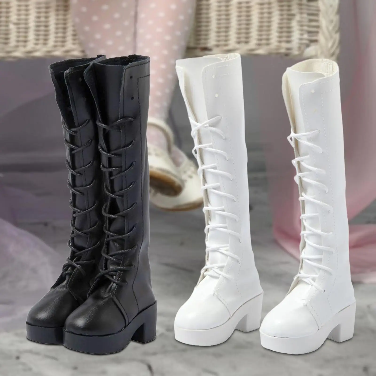 

1/3 BJD Dolls Shoes Fashion Dress up Girl Doll Shoes Туфли на высоком каблуке BJD Длинные сапоги для 24-дюймовых кукол Аксессуары DIY Подарок