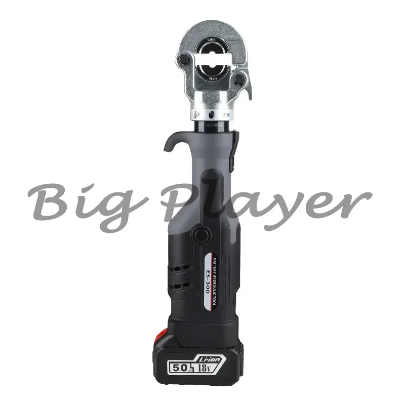 

ES-300 Straight Handle Electric Hydraulic Crimper For 10-300mm² Copper Aluminum Terminals With Fast Crimping & 360° Rotation