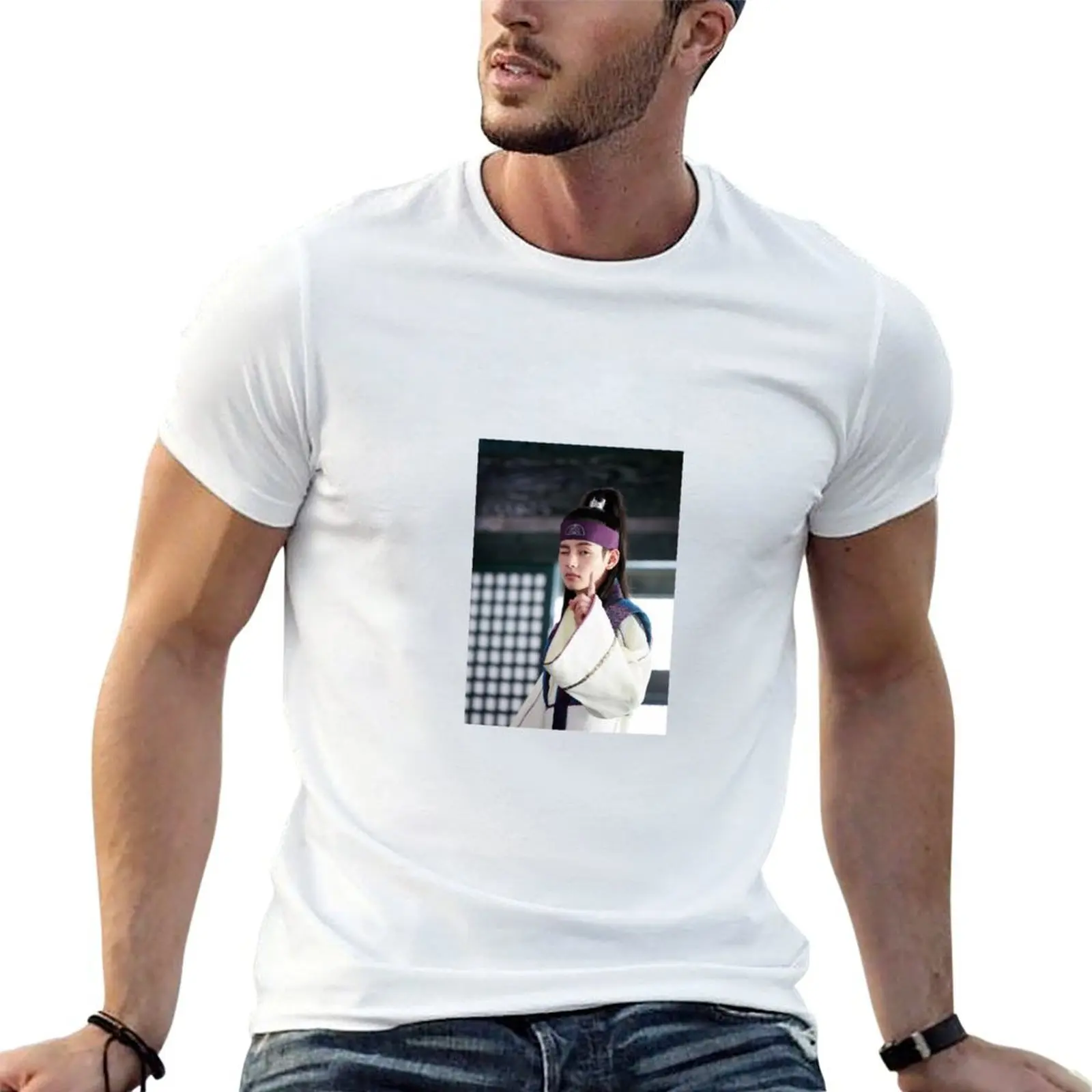 Camiseta V Hwarang, camisetas estampadas para hombre, camiseta 100% de algodón, camiseta de marca de lujo para hombre, camiseta de lujo