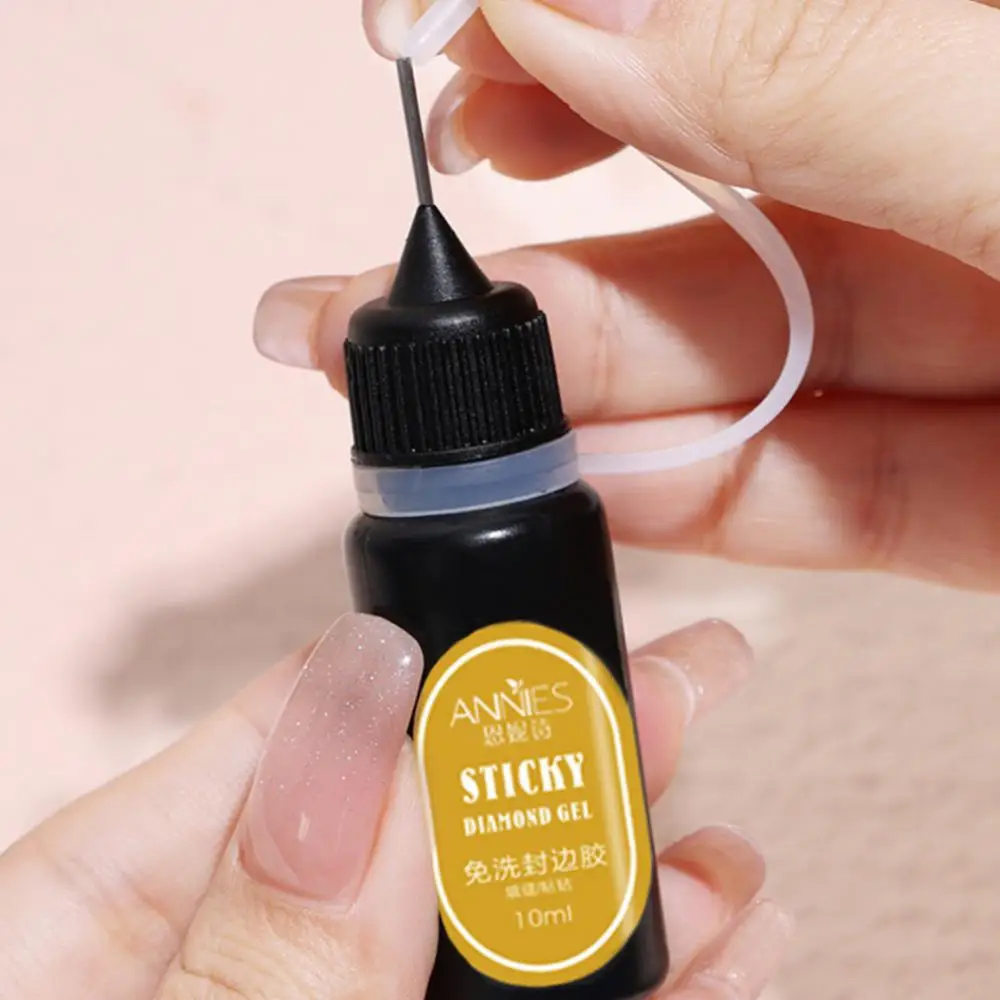 لاصق لاصق مانع للتسرب بقوة يملأ الفجوات المستخدمة في محلات فن الأظافر غراء لاصق عالي لإكسسوارات الأظافر