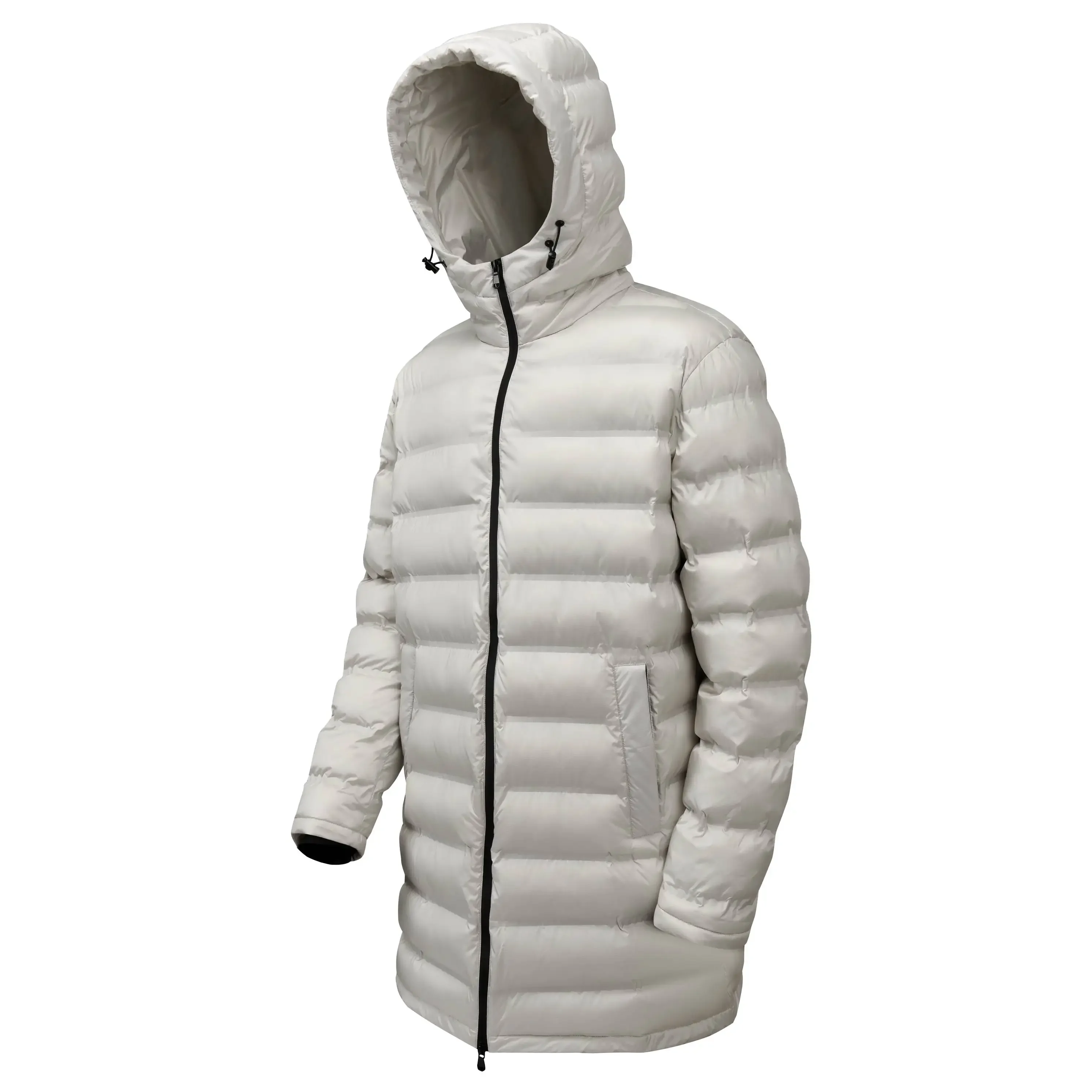 

Outdoor Leisure Cotton-Padded Overcoat Men's Down Cotton Hooded Thick Warm Parka Puffer Coat Windproof Down Parka Long Parkas