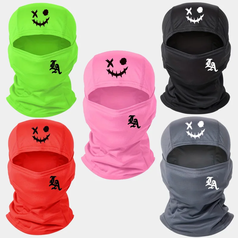 1/3/4/5 PC logo full face facial mask - breathable and fast 