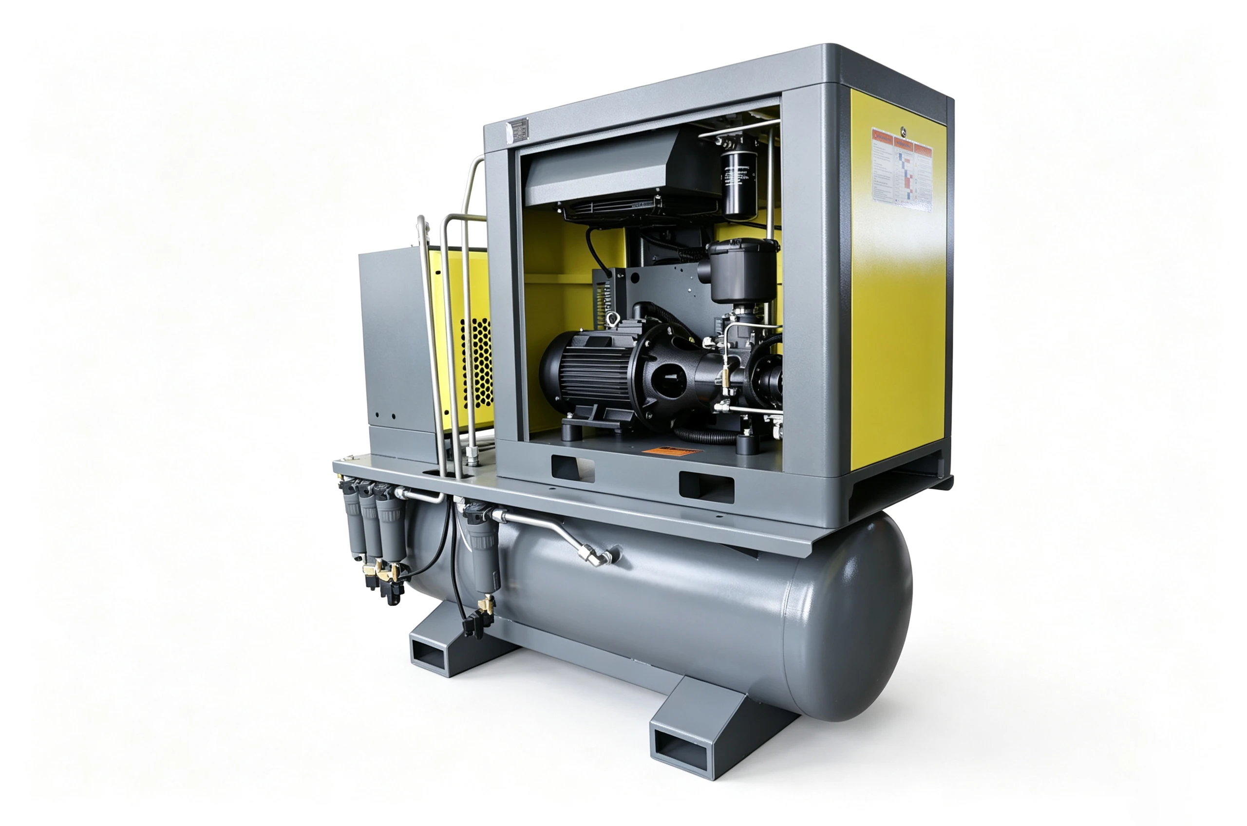 SPERAN All in One air Compressor with Dryer and Tank 10HP 15KW 500L air Compressor Factory China