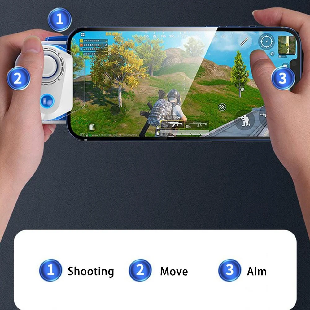 Phone Controller For Iphone/ Android LOL PUBG Gamepad Handle Game Controller Bluetooth Connection Game Joystick