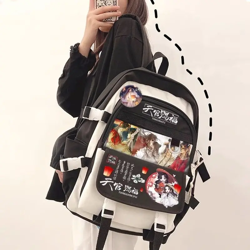 Heavenly Official Blessing Collaboration Primary Secondary School Students Boys And Girls Universal Cartoon Large Capacity Ani