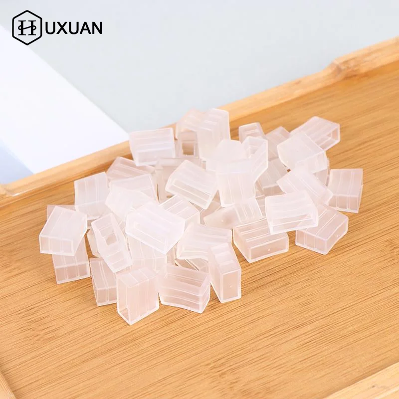 【W】50Pcs 220V LED Strip Light Lamp Silicone End Caps 2835 5050 Neon Light End Cap 9mm-20mm PCB LED Tube Strip Nonporous End Caps