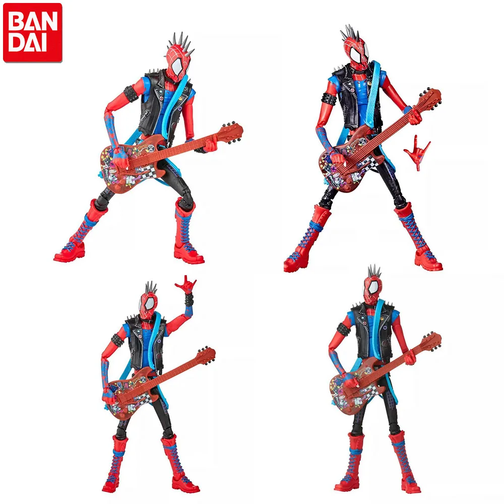 New Punk Spiderman Action Figure Hobart Brown Anime Across The Spider Collection Figures Marvel Christmas Toys Kids Gifts