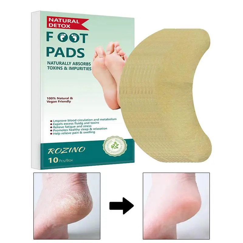 Wormwood Foot Patch Deep Cleansing Foot Patches For Foot Care Natural Detoxify And Relaxation 10 Pcs Foot Adhesive Sheet Body