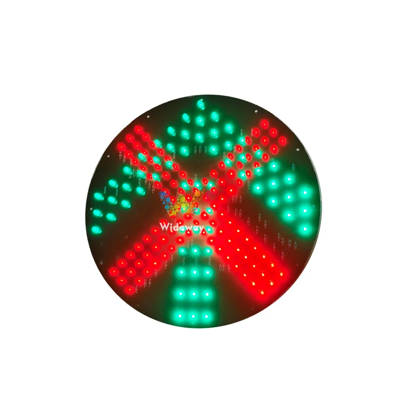 300mm-led信号機用pcb基板、赤色のxと緑色の矢印の信号機用アクセサリー