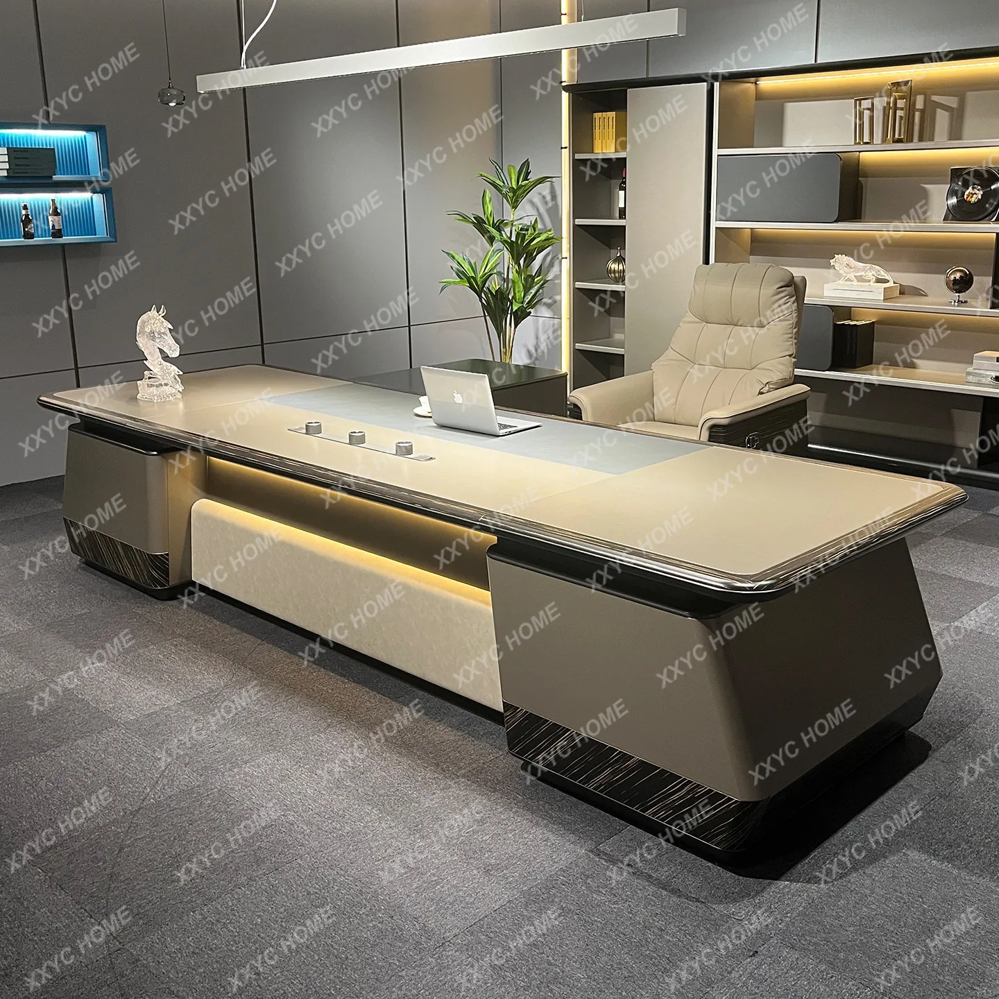 Office boss table high-end light luxury high-end desk