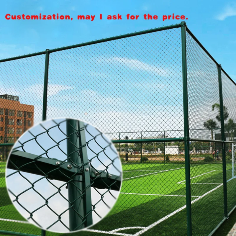 

custom.Commercial Field Stadium Galvanized Metal Chain Link 3d Wire Mesh Fence