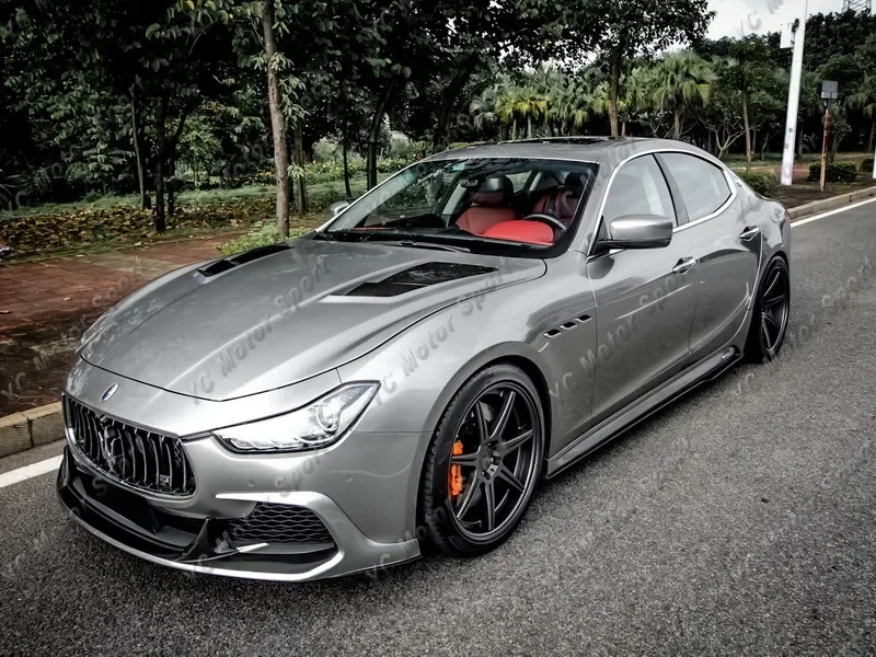 

Аксессуары для автомобилей: Капот из стекловолокна FRP в стиле ASP, подходит для Maserati Ghibli 2014-2016 годов, крышка капота.