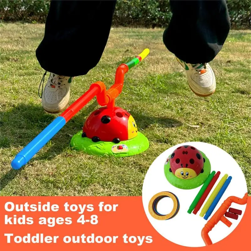 Toddler Outdoor Games 2 In 1 Ladybug Fun Toy Outdoor Kid Games Summer Toys Kids Party Games Indoor Outdoor Play Equipment For