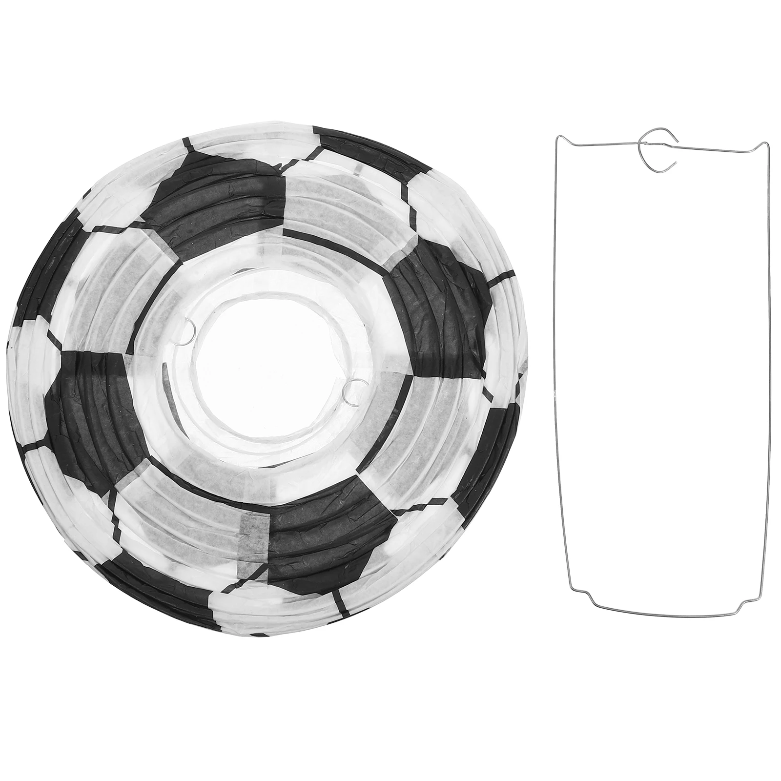 

Football Paper Lantern 12 Inch Sport Venue Decorative Hanging Lanterns Party Soccer Craft Scene Creative Festival Decor