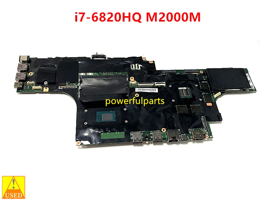 

Working Good For Lenovo For Thinkpad P50 Motherboard With i7-6820HQ Cpu+ M2000M Graphic 01AY364 BP500 NM-A451 Used Tested Ok