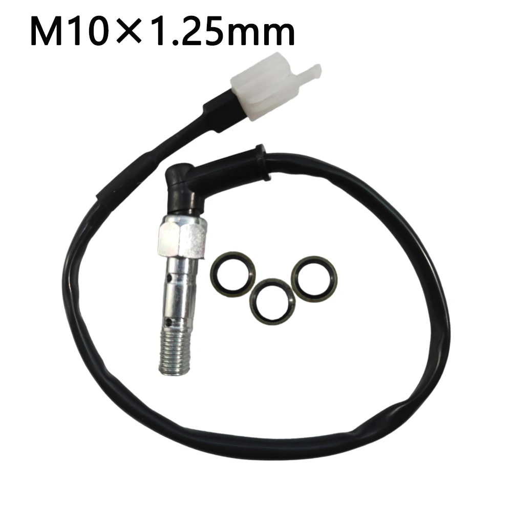 M10 1,00mm 1,25mm Hydraulischer Bremslichtschalter Motorrad Universeller Rücklicht-Drucksensor Ersatz – Detail 3