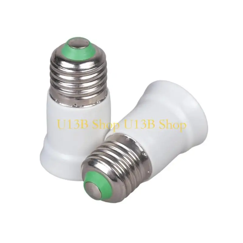 U13B 2Pieces E27 Bulb Socket Extension Converter E27 Light Socket Extenders 60W 250V