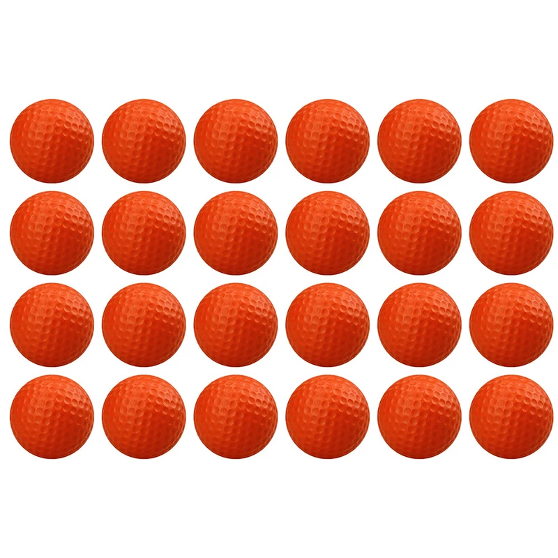 Pelotas de Golf de espuma PU, esponja elástica para interiores y exteriores, entrenamiento de práctica, 10 piezas